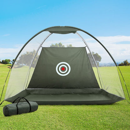 Everfit Sports & Fitness > Golf > Golf Training Aids Everfit 3M Golf Practice Net Portable Training Aid Driving Target Tent Green