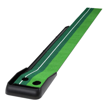 Everfit Sports & Fitness > Golf > Golf Training Aids Everfit 3M Golf Putting Practice Mat Auto Return Putter Indoor Outdoor Training