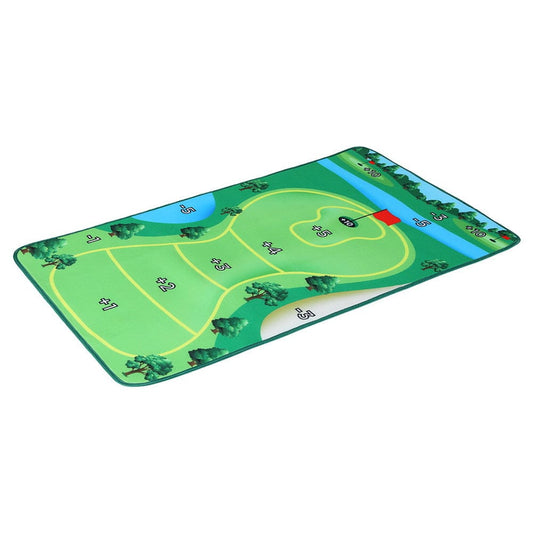 Everfit Sports & Fitness > Golf > Golf Training Aids Everfit Golf Chipping Game Mat Indoor Outdoor PracticeÂ Training Aid Set