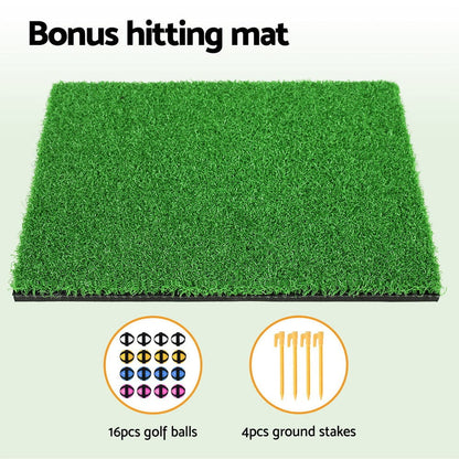 Everfit Sports & Fitness > Golf > Golf Training Aids Everfit Golf Chipping Game Mat Indoor Outdoor PracticeÂ Training Aid Set