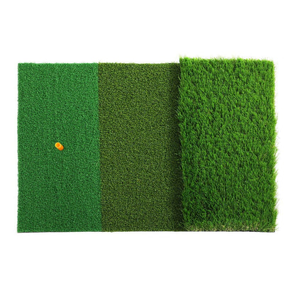 Everfit Sports & Fitness > Golf > Golf Training Aids Everfit Golf Hitting Mat Portable Driving Range Practice Training Aid 3 in 1