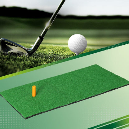 Everfit Sports & Fitness > Golf > Golf Training Aids Everfit Golf Hitting Mat Portable Driving Range Practice Training Aid 60x30cm