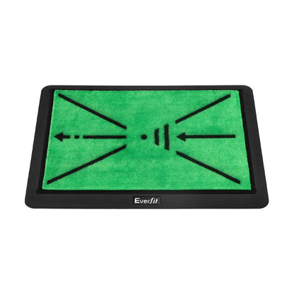 Everfit Sports & Fitness > Golf > Golf Training Aids Everfit Golf Hitting Mat Training Swing Path Feedback Detection Batting 44x33cm