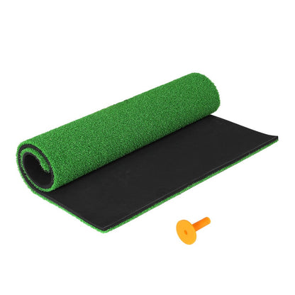Everfit Sports & Fitness > Golf > Golf Training Aids Everfit Golf Hitting Practice Mat Portable Driving Range Training Aid 80x60cm