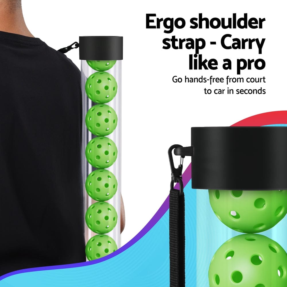 Everfit Sports & Fitness > Racquet Sports > Pickleball Everfit 12PC Pickleball Collector Set Multi-Ball Retriever Portable Storage Adjustable Strap