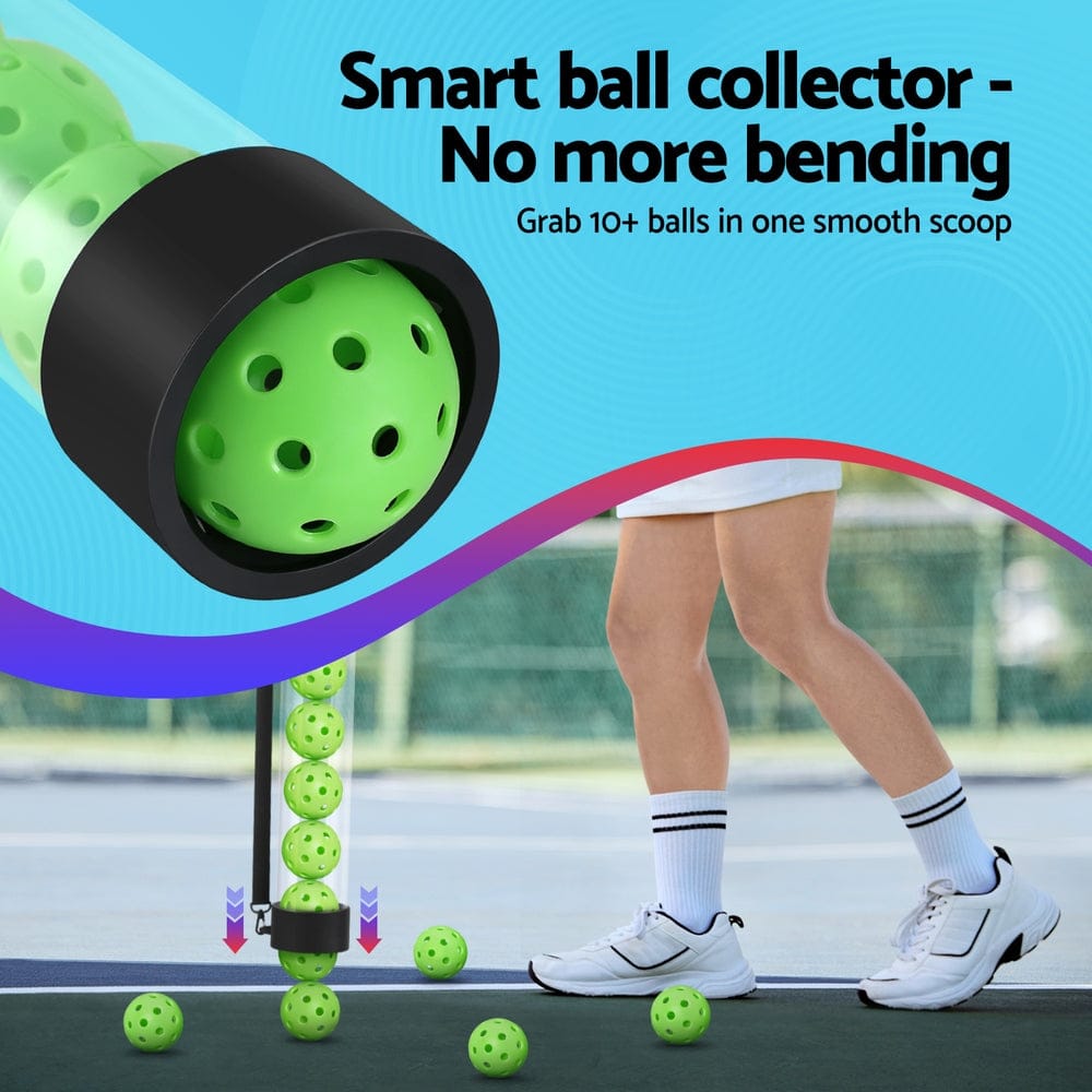 Everfit Sports & Fitness > Racquet Sports > Pickleball Everfit 12PC Pickleball Collector Set Multi-Ball Retriever Portable Storage Adjustable Strap