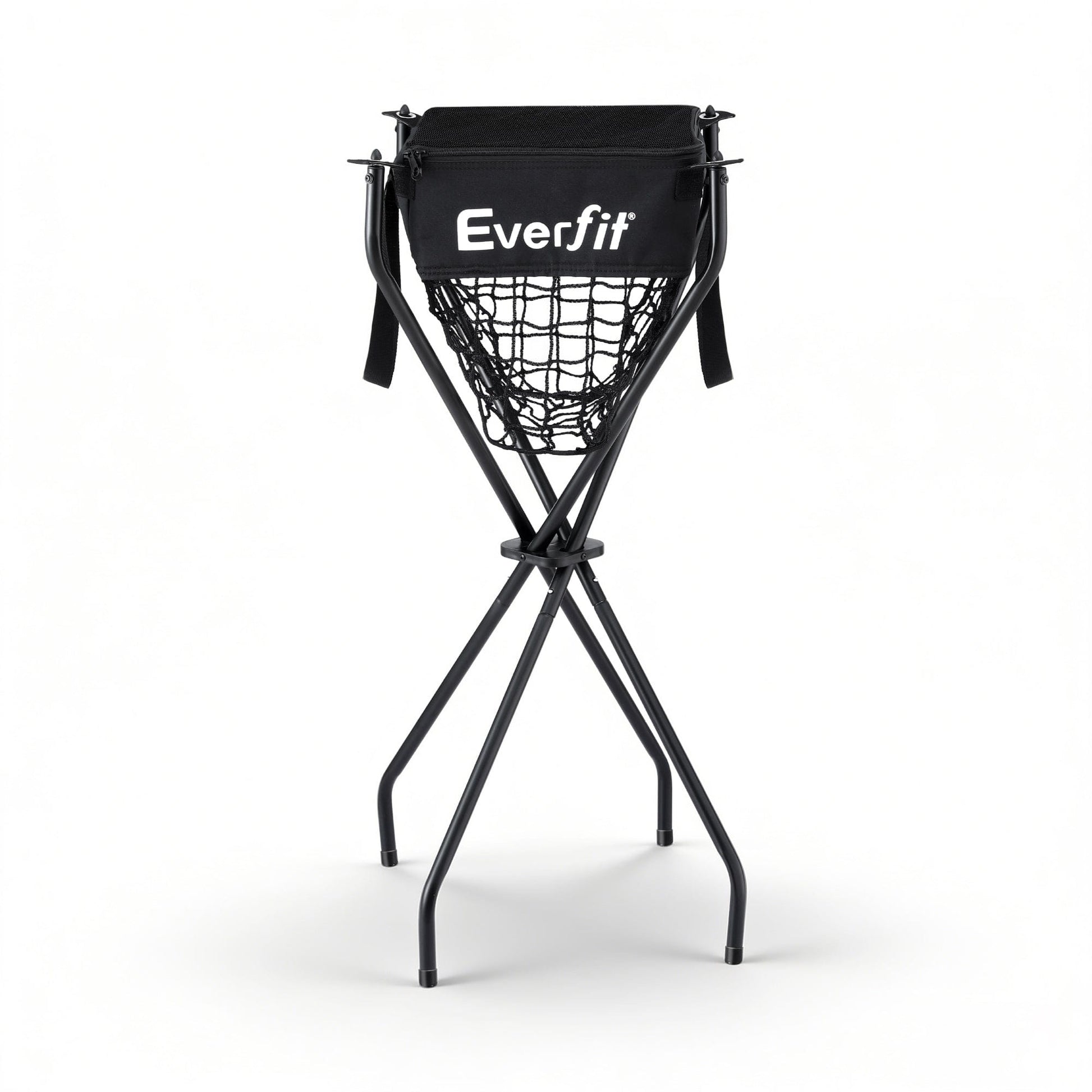 Everfit Sports & Fitness > Racquet Sports > Pickleball Everfit Portable Ball Cart Foldable Pickleball Tennis Baseball Softball