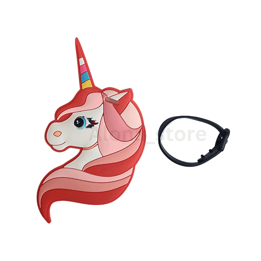 EZ Travel 1x PVC Luggage Tag Fashion Creative Bag Travel Label Lost Unicorn Flamingo Cloud