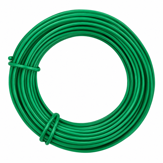 Feldspar 10m Garden Tie Reuseable PVC Wire Plant Trees Bundle Fence Cable Supporting Wire
