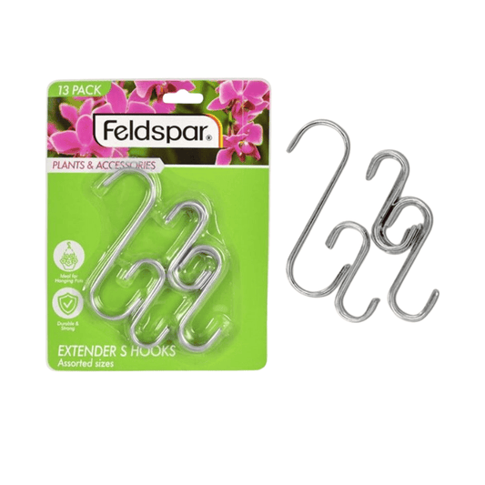 Feldspar 13Pk Extender S Shape Hooks Heavy Duty Hang Kitchen Hanging Storage Garden