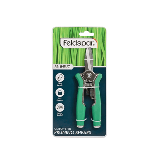 Feldspar Pruning Shears 15cm Pruning Shears Carbon Steel Handheld Orchard Grapevine Pruner Lock Function