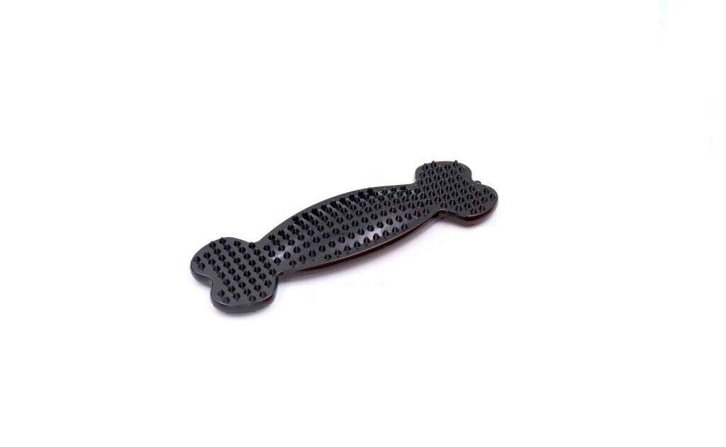 Fuzzy Friends Pet supplies Black Rubber Bone Dog Toys Tough Toy Dog Chew Playing Chewer Indestructible