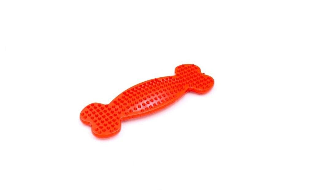 Fuzzy Friends Pet supplies Red Rubber Bone Dog Toys Tough Toy Dog Chew Playing Chewer Indestructible