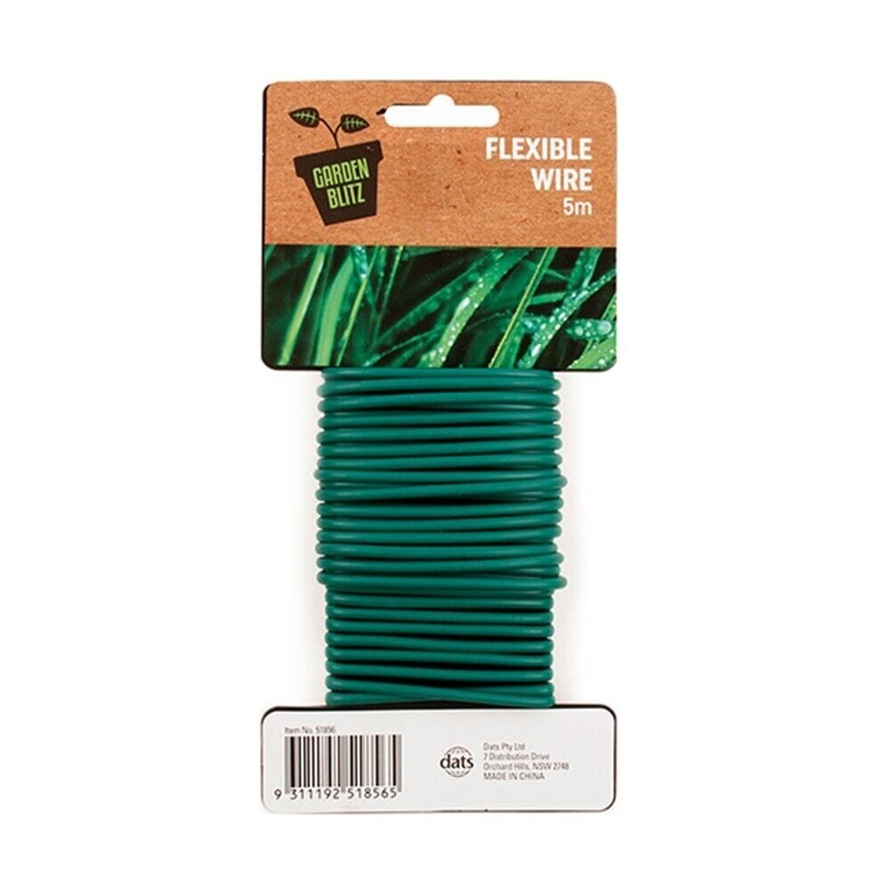 Garden Blitz Flexible Wire Garden Tie Reuseable Twist Wire Plant Trees Bundle Fence Cable Supporting Wire
