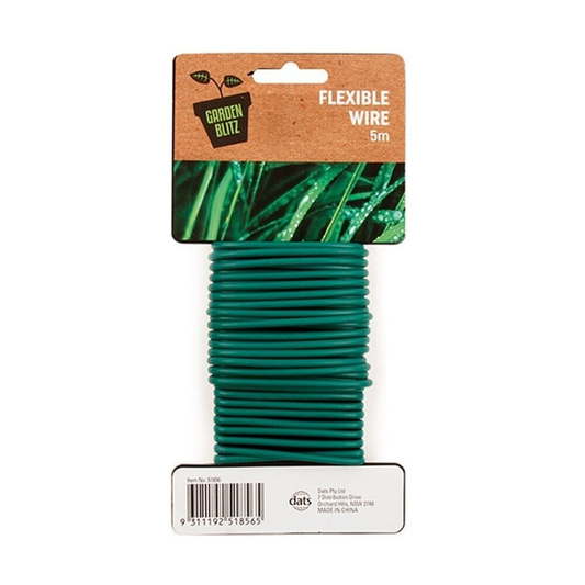 Garden Blitz Flexible Wire Garden Tie Reuseable Twist Wire Plant Trees Bundle Fence Cable Supporting Wire