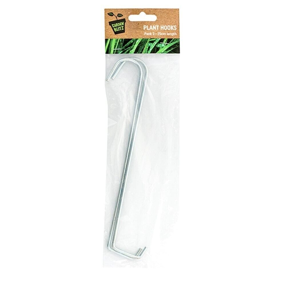 Garden Blitz Plant hooks 2Pcs Large S Shape Plant Hooks Heavy Duty Hang Hanging Storage Garden 25cm