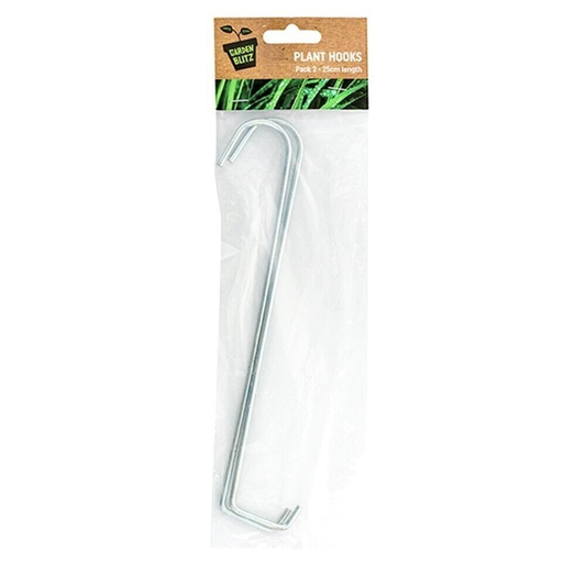 Garden Blitz Plant hooks 2Pcs Large S Shape Plant Hooks Heavy Duty Hang Hanging Storage Garden 25cm