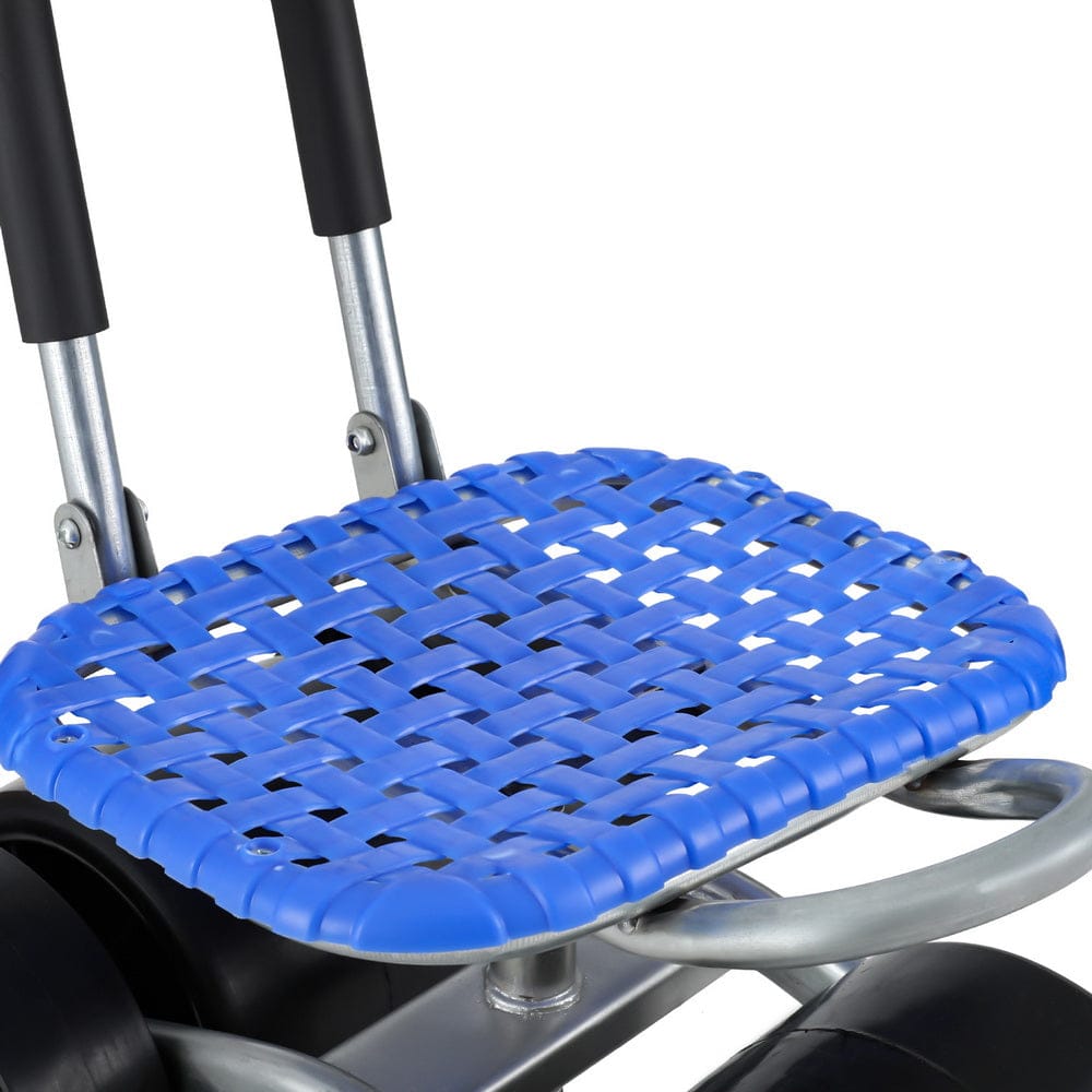 Gardeon Baby & Kids > Baby & Kid's Toys > Outdoor Play Equipment Gardeon Garden Stool Seat Foldable with Wheels Blue