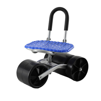 Gardeon Baby & Kids > Baby & Kid's Toys > Outdoor Play Equipment Gardeon Garden Stool Seat Foldable with Wheels Blue