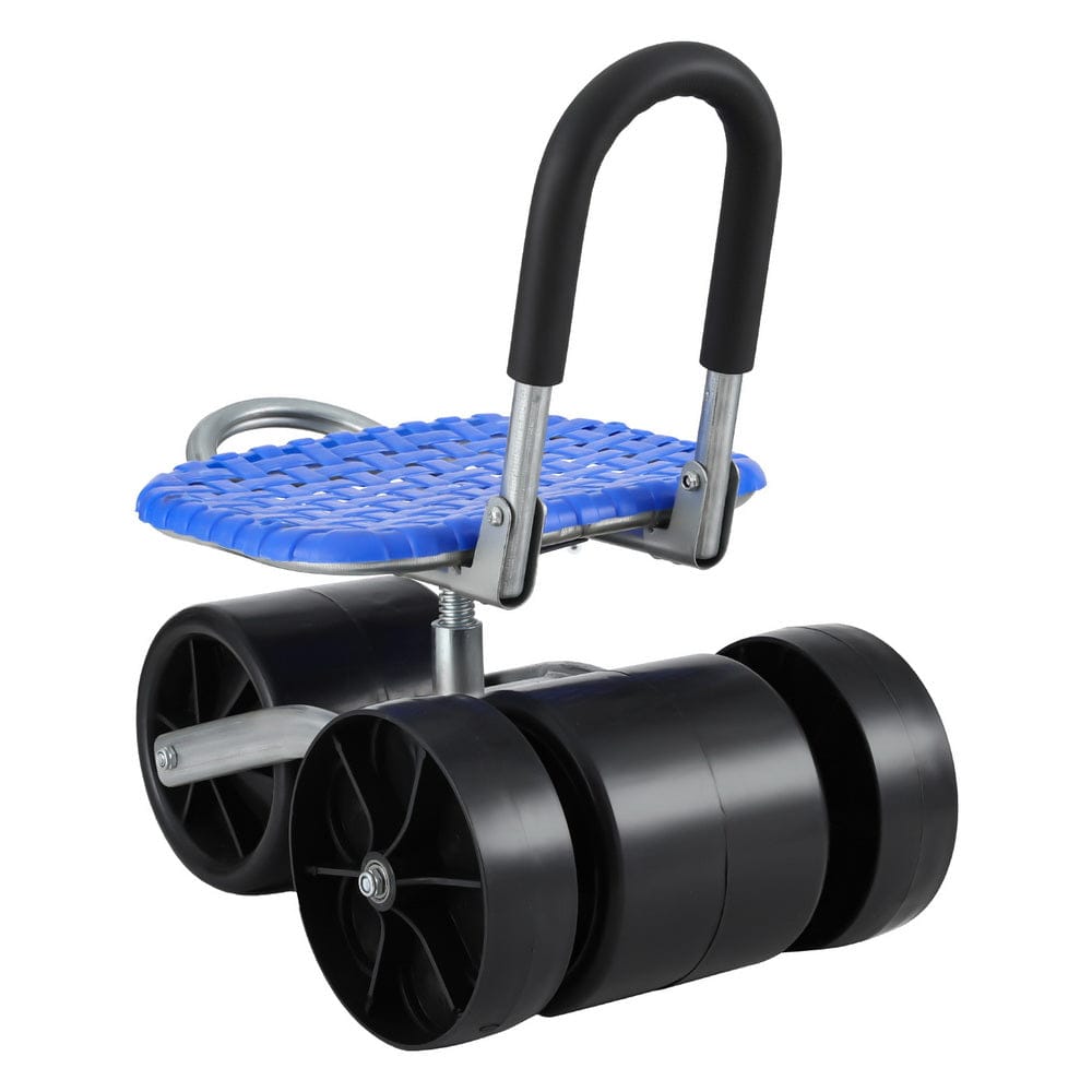 Gardeon Baby & Kids > Baby & Kid's Toys > Outdoor Play Equipment Gardeon Garden Stool Seat Foldable with Wheels Blue