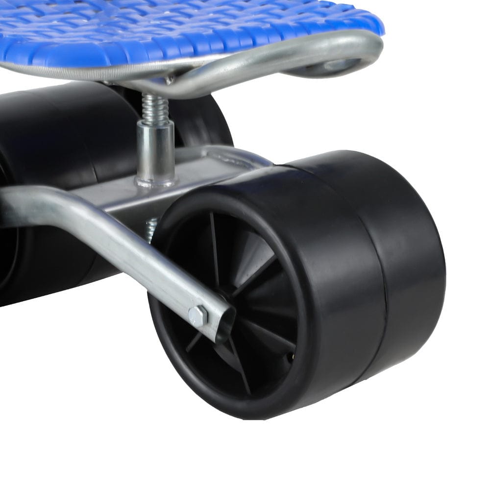 Gardeon Baby & Kids > Baby & Kid's Toys > Outdoor Play Equipment Gardeon Garden Stool Seat Foldable with Wheels Blue