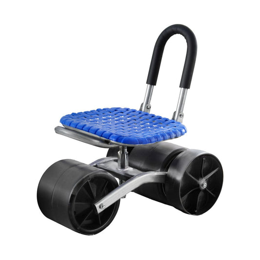 Gardeon Baby & Kids > Baby & Kid's Toys > Outdoor Play Equipment Gardeon Garden Stool Seat Foldable with Wheels Blue
