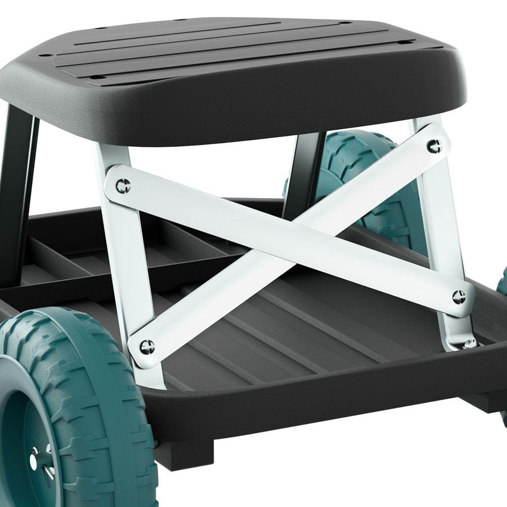 Gardeon Baby & Kids > Kid's Furniture > Kid's Tables, Chairs & Seats Gardeon Garden Cart Rolling Stool with Wheels Gardening Helper Seat Farm Yard