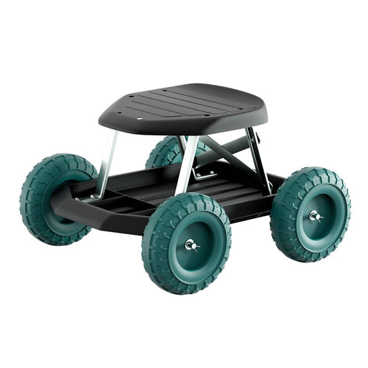 Gardeon Baby & Kids > Kid's Furniture > Kid's Tables, Chairs & Seats Gardeon Garden Cart Rolling Stool with Wheels Gardening Helper Seat Farm Yard