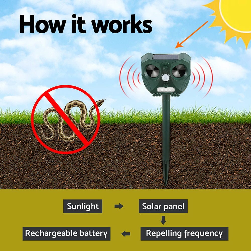 Gardeon Electronics > Battery Chargers & Power > Batteries Gardeon Snake Repeller Ultrasonic Battery USB Powered