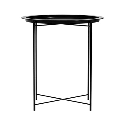 Gardeon Furniture > Outdoor > Outdoor Chairs Gardeon Coffee Side Table Steel Outdoor Furniture Indoor Desk Patio Garden