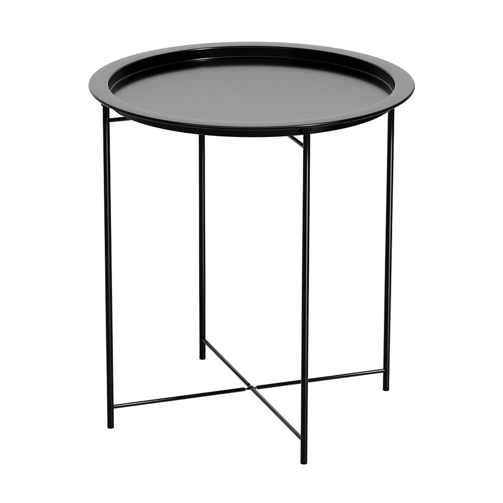 Gardeon Furniture > Outdoor > Outdoor Chairs Gardeon Coffee Side Table Steel Outdoor Furniture Indoor Desk Patio Garden