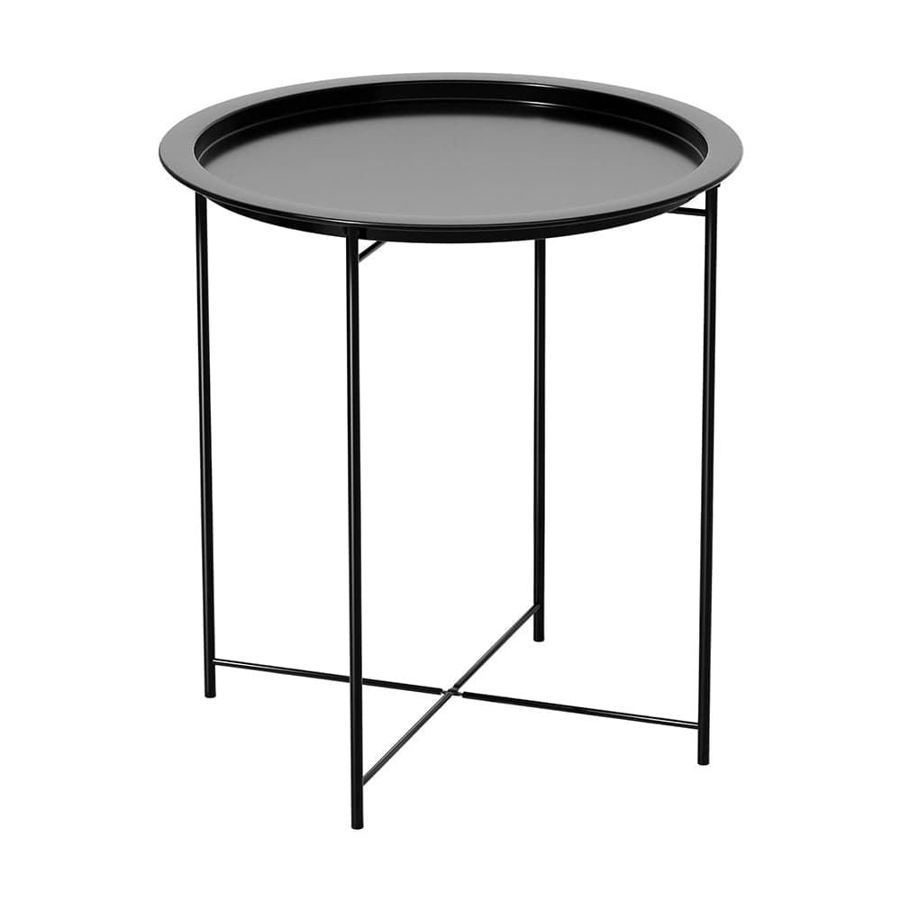 Gardeon Furniture > Outdoor > Outdoor Chairs Gardeon Coffee Side Table Steel Outdoor Furniture Indoor Desk Patio Garden