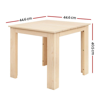 Gardeon Furniture > Outdoor > Outdoor Chairs Gardeon Coffee Side Table Wooden Desk Outdoor Furniture Camping Garden Natural