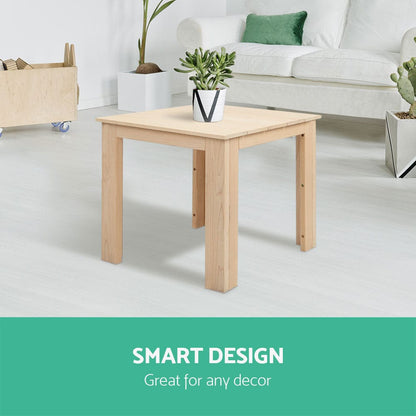 Gardeon Furniture > Outdoor > Outdoor Chairs Gardeon Coffee Side Table Wooden Desk Outdoor Furniture Camping Garden Natural