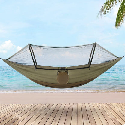 Gardeon Furniture > Outdoor > Outdoor Chairs Gardeon Hammock Chair Metal Stand Outdoor Furniture Black