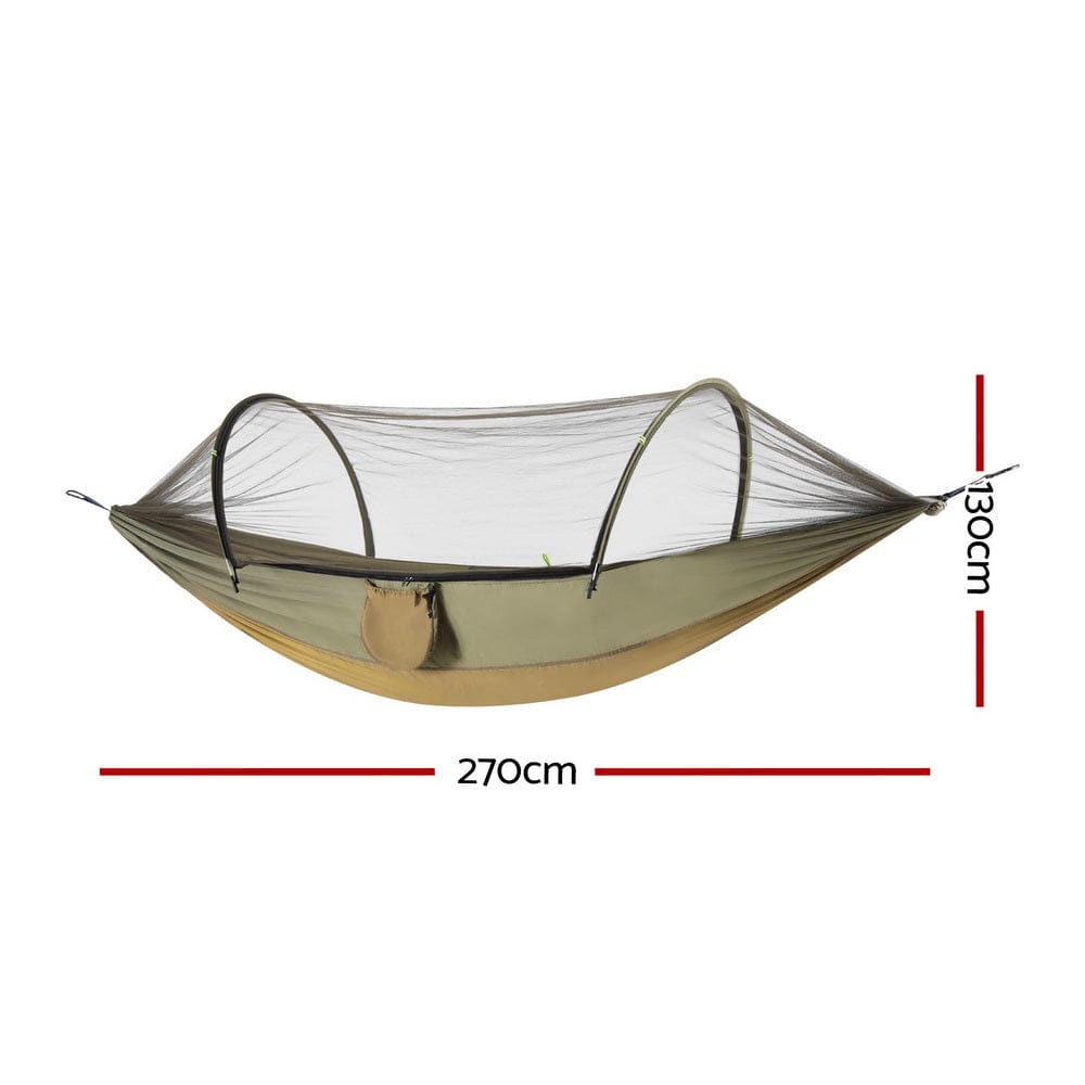 Gardeon Furniture > Outdoor > Outdoor Chairs Gardeon Hammock Chair Metal Stand Outdoor Furniture Black
