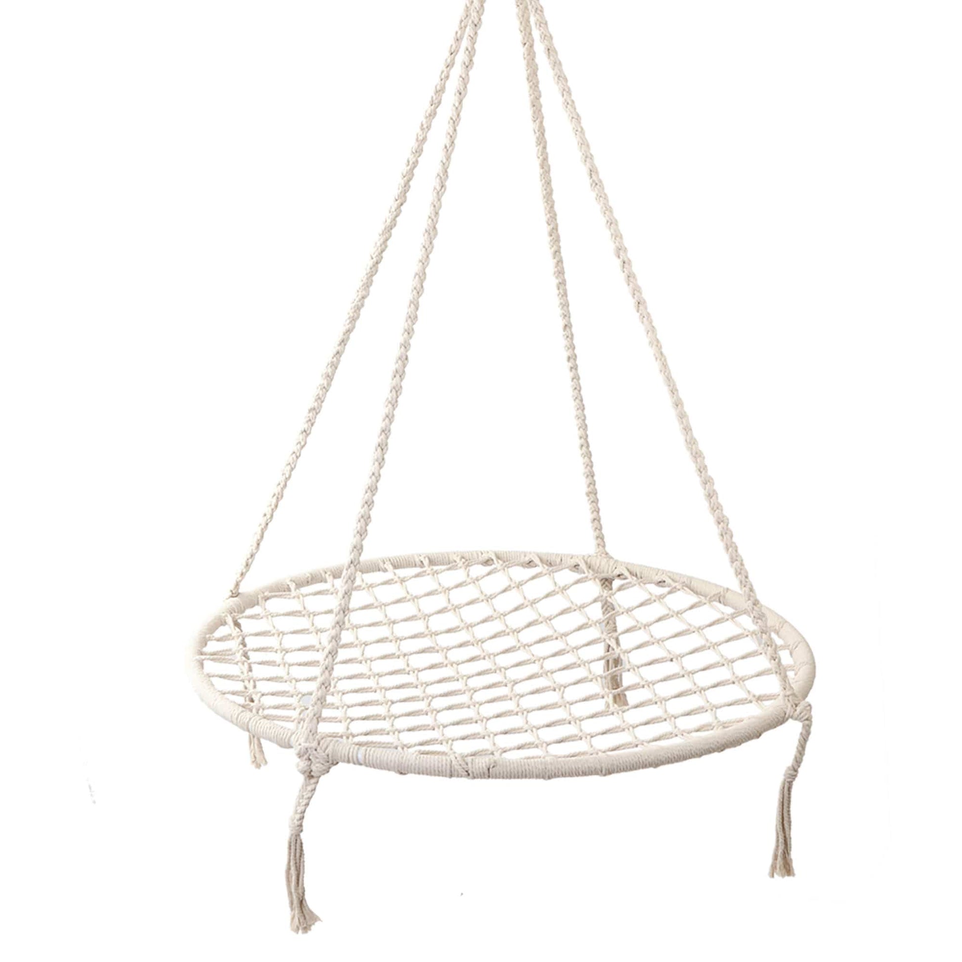 Gardeon Furniture > Outdoor > Outdoor Chairs Gardeon Hammock Chair Outdoor Tree Swing Nest Web Hanging Seat 100cm