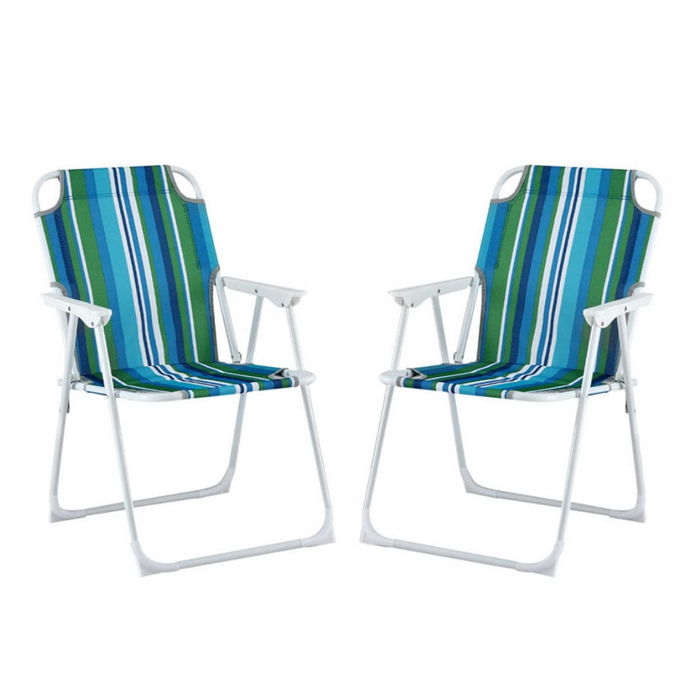 Gardeon Furniture > Outdoor > Outdoor Chairs Gardeon Outdoor Chairs Folding Camping Chair Steel Portable Patio Furniture