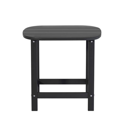 Gardeon Furniture > Outdoor > Outdoor Chairs Gardeon Outdoor Coffee Side Table HDPE Desk Patio Furniture Camping Garden Black