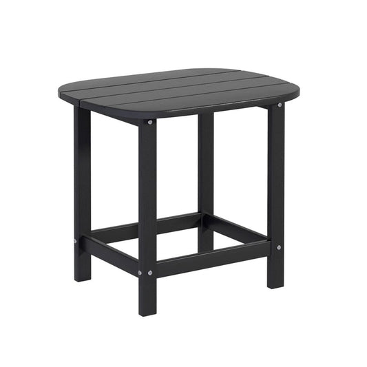 Gardeon Furniture > Outdoor > Outdoor Chairs Gardeon Outdoor Coffee Side Table HDPE Desk Patio Furniture Camping Garden Black