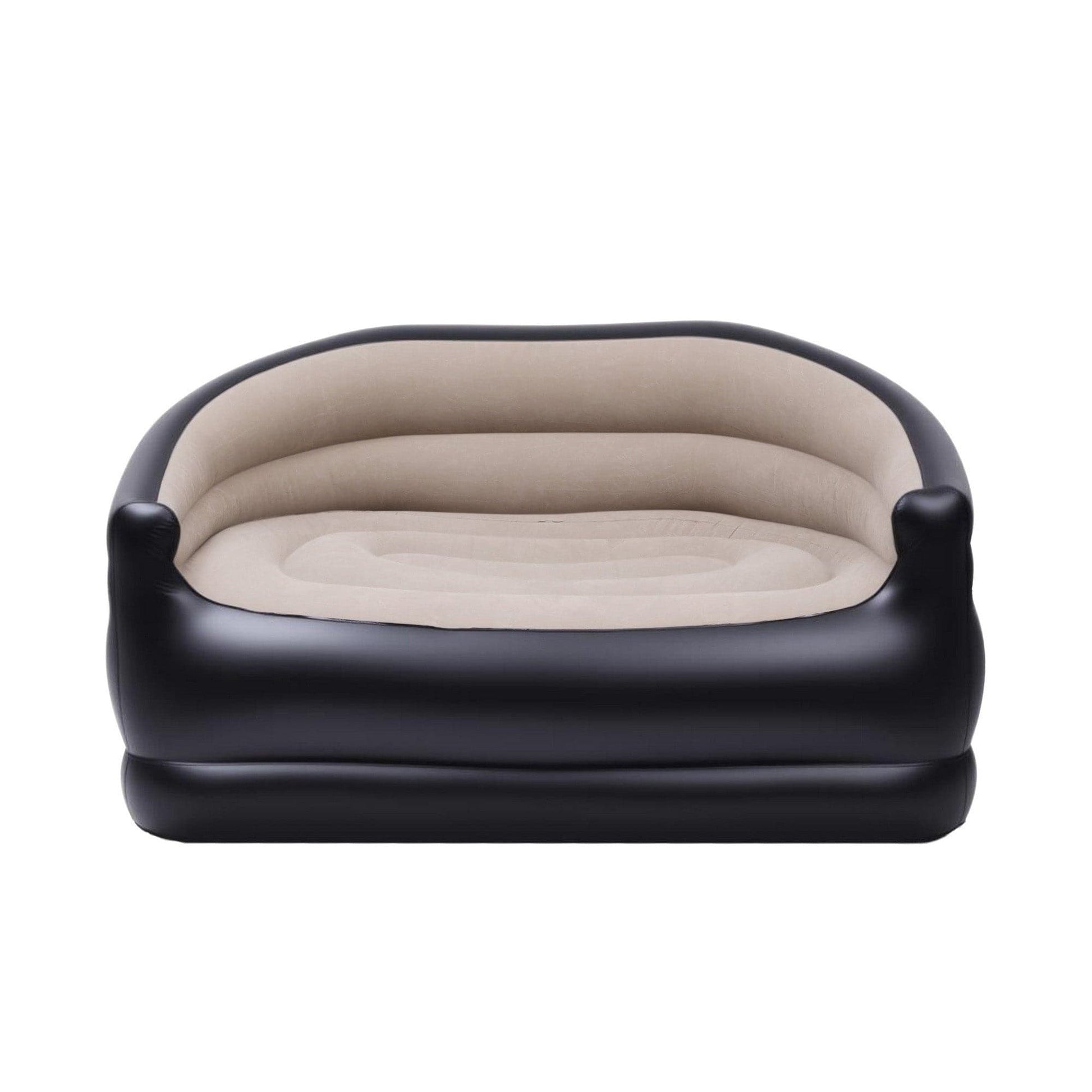Gardeon Furniture > Outdoor > Outdoor Sofas & Lounge Sets Gardeon Outdoor Air Sofa Inflatable Couch Two-Seater Lounge Chair with Pump Blow Up Couches for Camping
