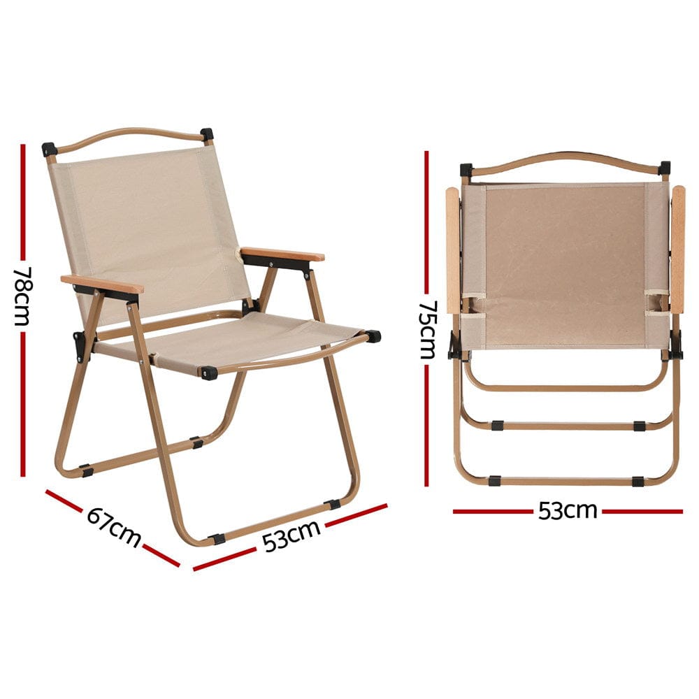 Gardeon Furniture > Outdoor > Outdoor Sofas & Lounge Sets Gardeon Outdoor Camping Chairs Portable Folding Beach Chair Patio Furniture