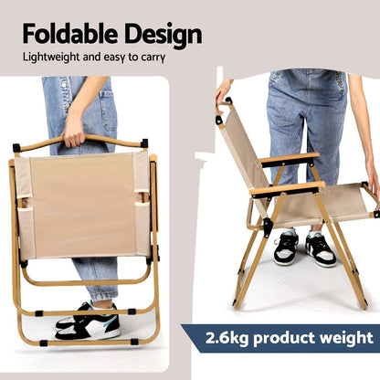 Gardeon Furniture > Outdoor > Outdoor Sofas & Lounge Sets Gardeon Outdoor Camping Chairs Portable Folding Beach Chair Patio Furniture