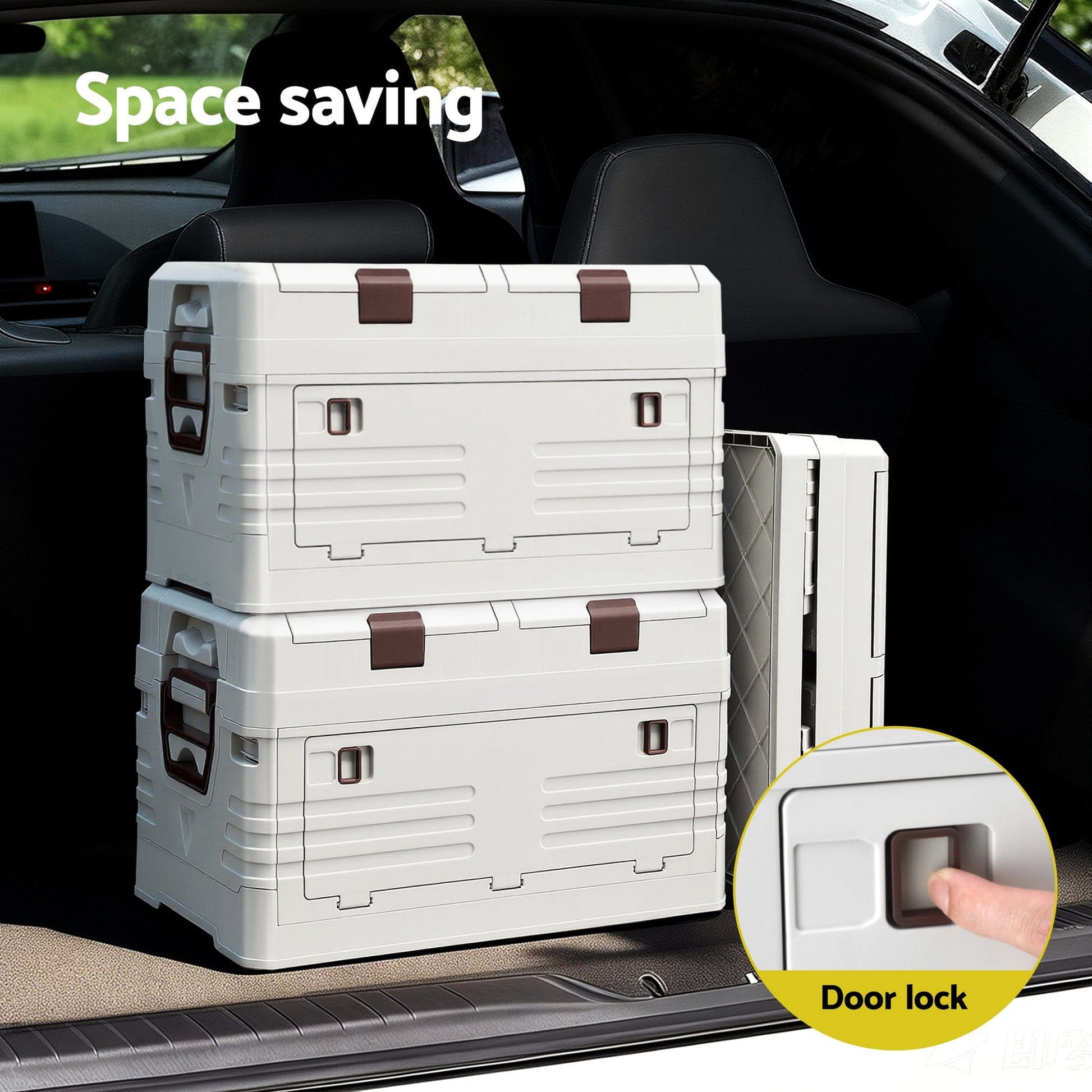 Gardeon Furniture > Outdoor > Outdoor Storage Boxes Gardeon 40L Outdoor Storage Box Foldable Camping Collapsible Bins Organizer