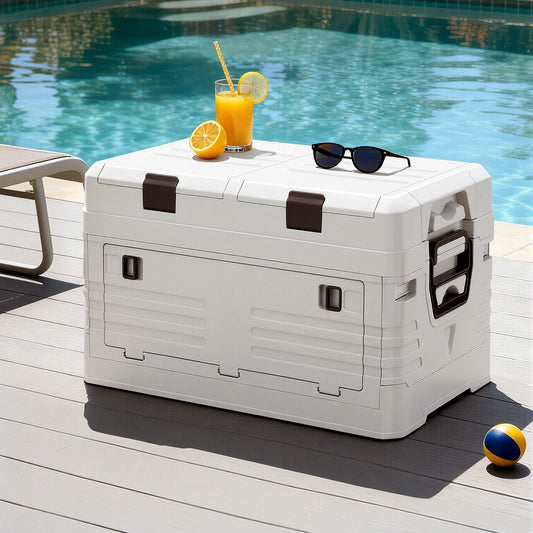 Gardeon Furniture > Outdoor > Outdoor Storage Boxes Gardeon 40L Outdoor Storage Box Foldable Camping Collapsible Bins Organizer
