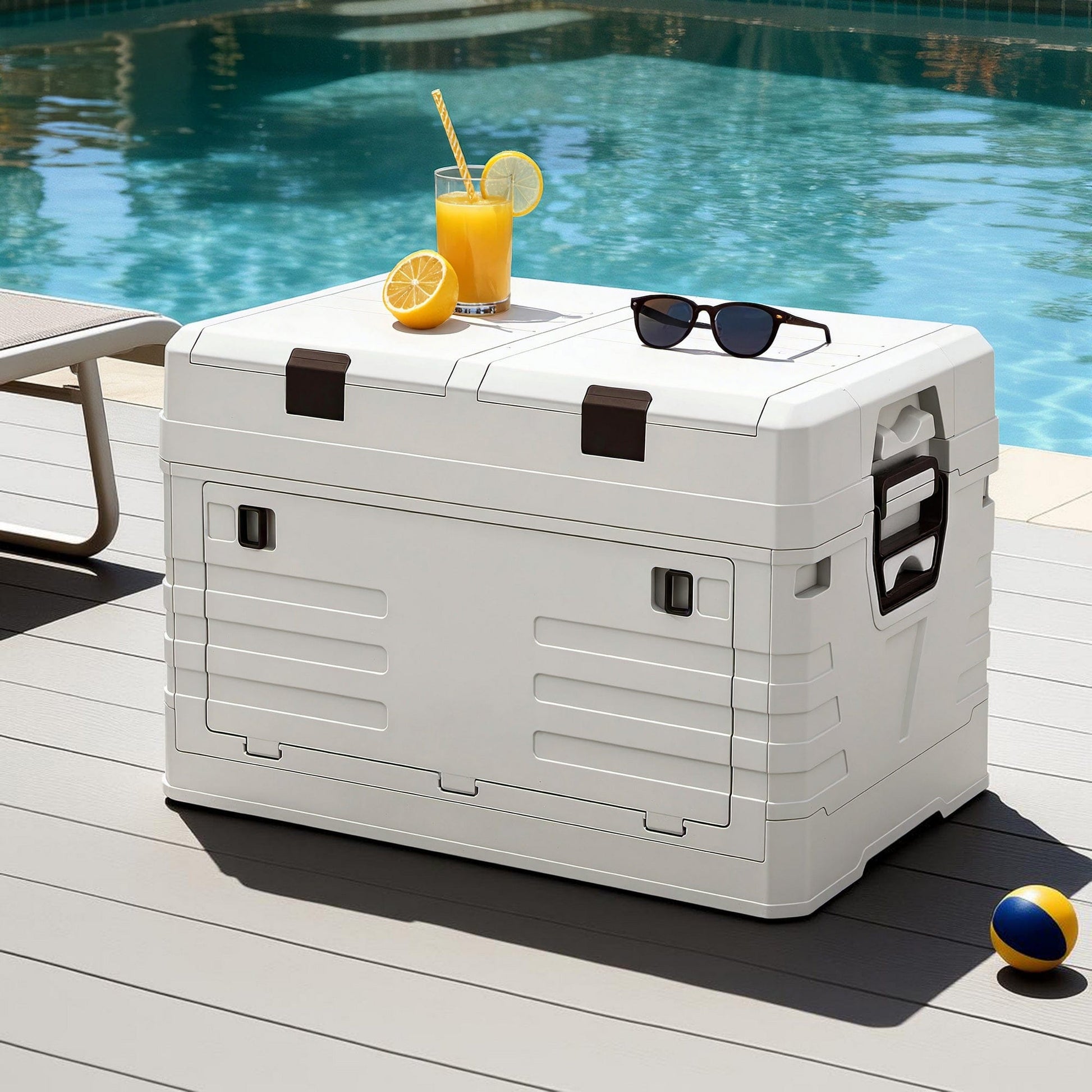 Gardeon Furniture > Outdoor > Outdoor Storage Boxes Gardeon 60L Outdoor Storage Box Foldable Camping Collapsible Bins Organizer