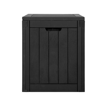 Gardeon Furniture > Outdoor > Outdoor Storage Boxes Gardeon Outdoor Storage Box 118L Container Lockable Garden Toy Tool Shed Black