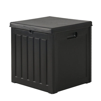 Gardeon Furniture > Outdoor > Outdoor Storage Boxes Gardeon Outdoor Storage Box 80L Container Lockable Garden Toy Tool Shed Black