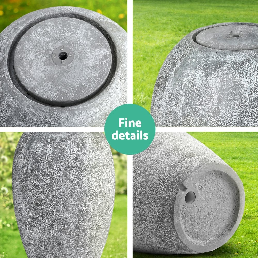 Gardeon Home & Garden > Fountains > Fountain & Ponds Accessories Gardeon Solar Fountain Water Feature Outdoor Fountain LED Lights Beige