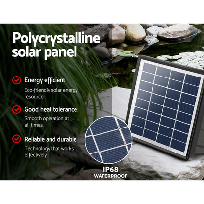 Gardeon Home & Garden > Fountains > Fountain & Ponds Accessories Gardeon Solar Pond Pump 4 FT